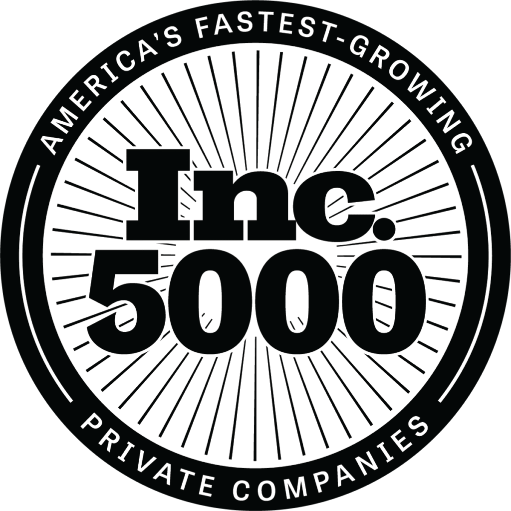 among America's 5000 fastest growing companies according to Inc. 5000
